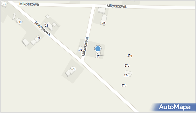 Mikoszowa, Mikoszowa, 27, mapa Mikoszowa