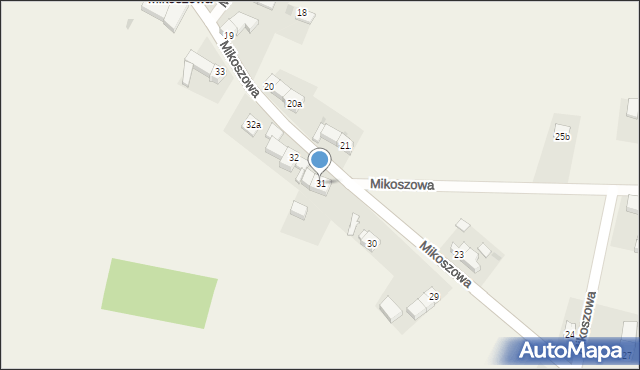 Mikoszowa, Mikoszowa, 31, mapa Mikoszowa