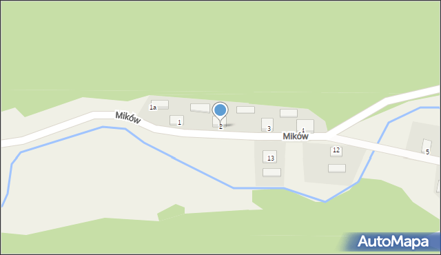 Mików, Mików, 2, mapa Mików