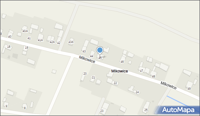 Mikowice, Mikowice, 45, mapa Mikowice