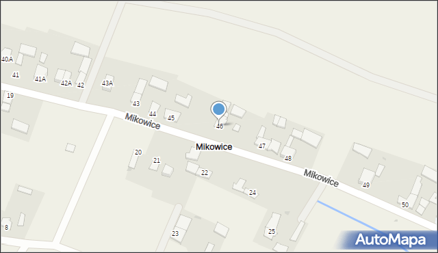 Mikowice, Mikowice, 46, mapa Mikowice
