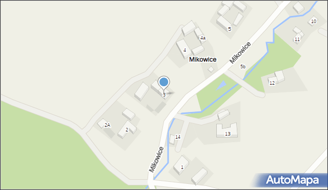 Mikowice, Mikowice, 3, mapa Mikowice