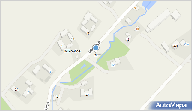 Mikowice, Mikowice, 5b, mapa Mikowice