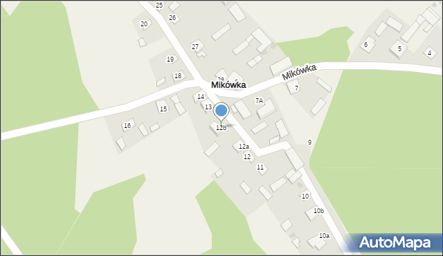 Mikówka, Mikówka, 12b, mapa Mikówka