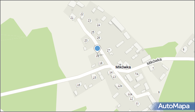 Mikówka, Mikówka, 19, mapa Mikówka