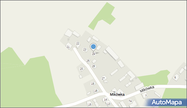 Mikówka, Mikówka, 24, mapa Mikówka