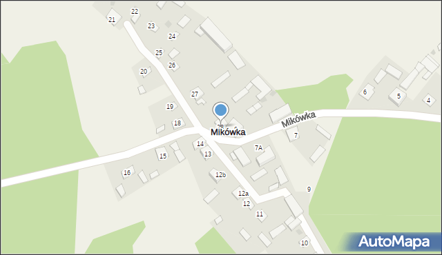 Mikówka, Mikówka, 28, mapa Mikówka