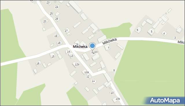 Mikówka, Mikówka, 7A, mapa Mikówka