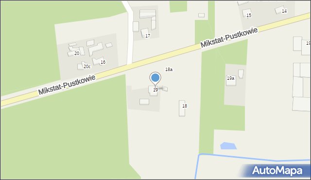 Mikstat-Pustkowie, Mikstat-Pustkowie, 19, mapa Mikstat-Pustkowie