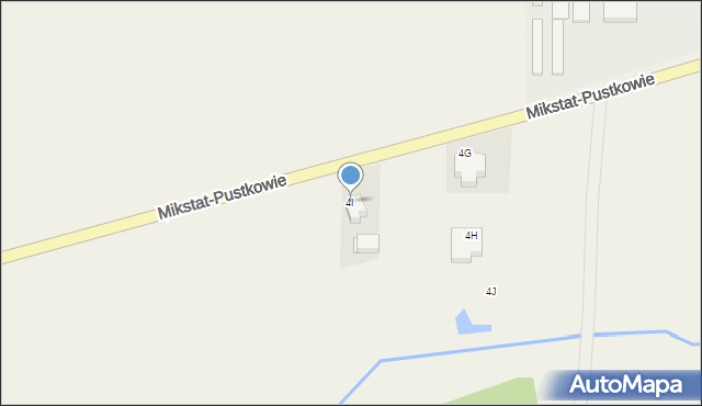 Mikstat-Pustkowie, Mikstat-Pustkowie, 4I, mapa Mikstat-Pustkowie