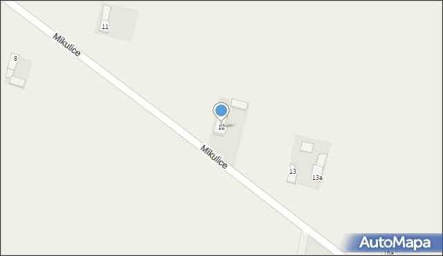 Mikulice, Mikulice, 12, mapa Mikulice