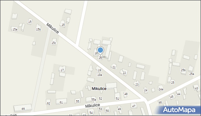 Mikulice, Mikulice, 20, mapa Mikulice