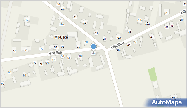 Mikulice, Mikulice, 47, mapa Mikulice