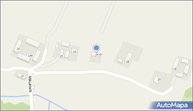 Mikułowa, Mikułowa, 17, mapa Mikułowa