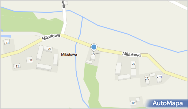 Mikułowa, Mikułowa, 29, mapa Mikułowa