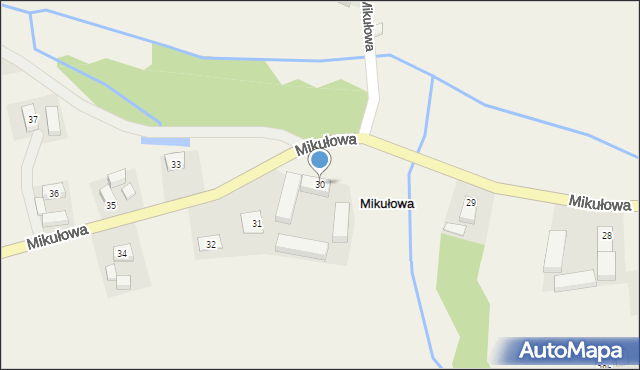 Mikułowa, Mikułowa, 30, mapa Mikułowa