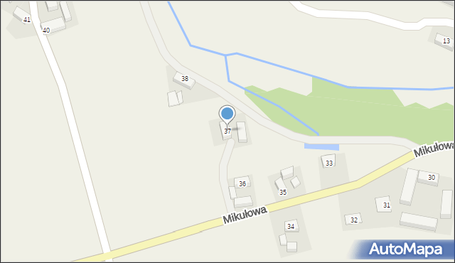 Mikułowa, Mikułowa, 37, mapa Mikułowa