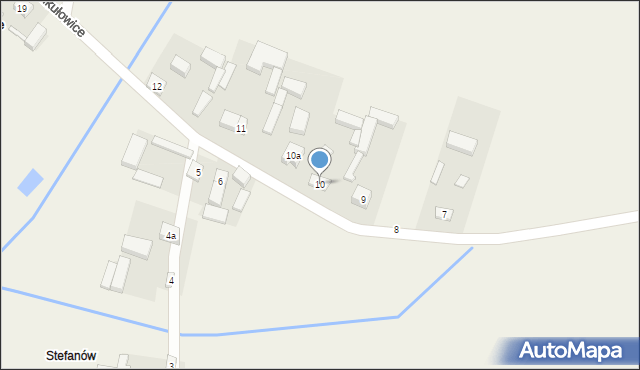 Mikułowice, Mikułowice, 10, mapa Mikułowice