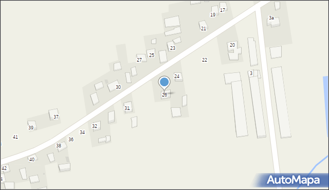 Mikułowice, Mikułowice, 26, mapa Mikułowice