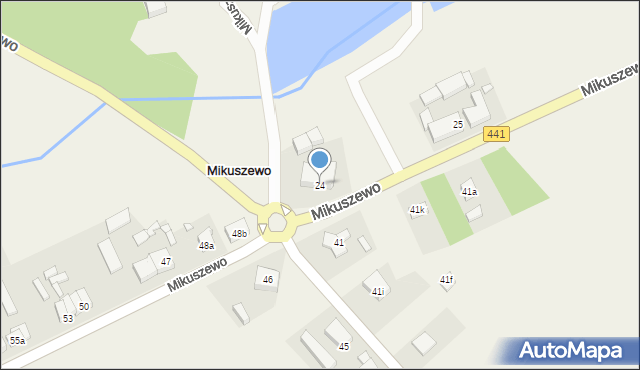 Mikuszewo, Mikuszewo, 24, mapa Mikuszewo