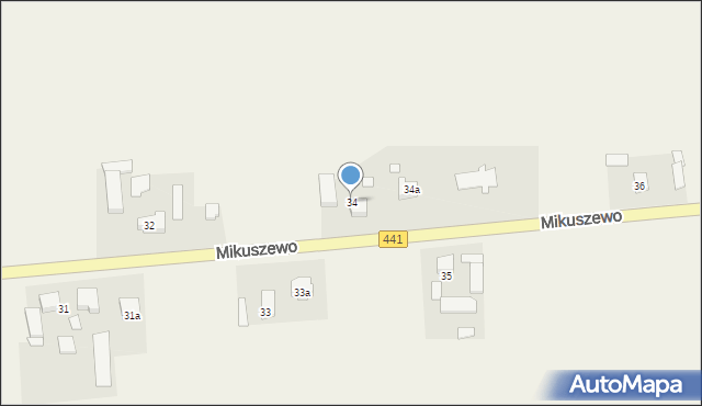 Mikuszewo, Mikuszewo, 34, mapa Mikuszewo