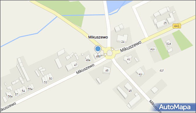 Mikuszewo, Mikuszewo, 48b, mapa Mikuszewo