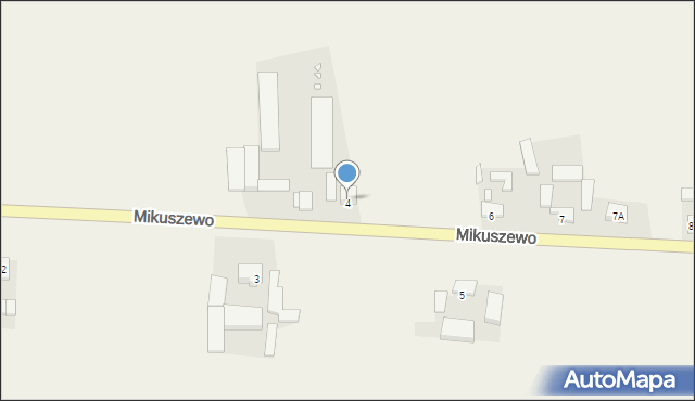 Mikuszewo, Mikuszewo, 4a, mapa Mikuszewo