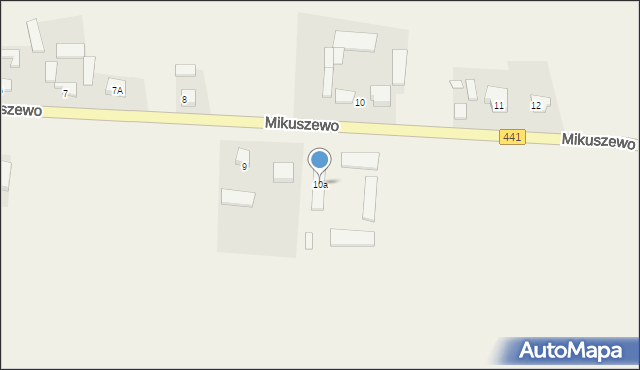 Mikuszewo, Mikuszewo, 9a, mapa Mikuszewo