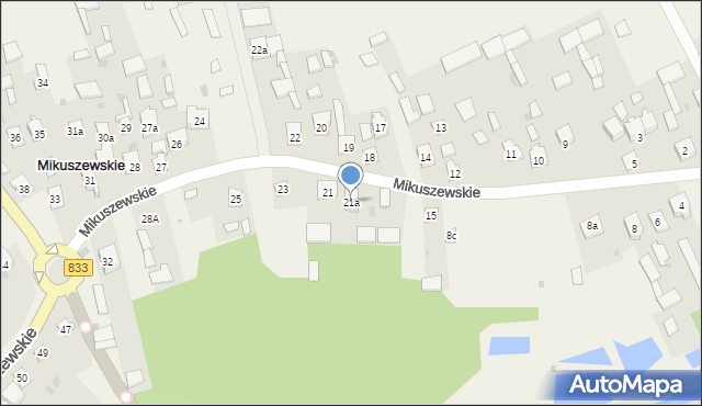 Mikuszewskie, Mikuszewskie, 21a, mapa Mikuszewskie
