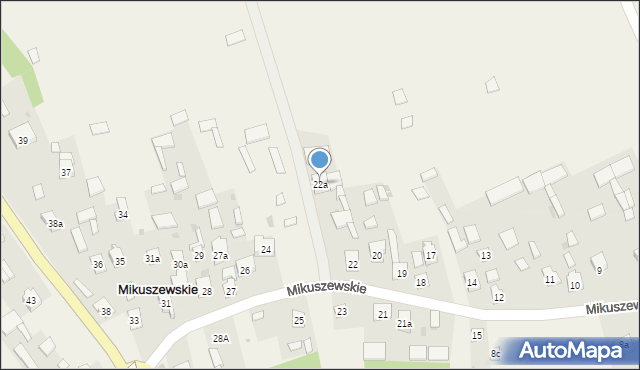 Mikuszewskie, Mikuszewskie, 22a, mapa Mikuszewskie