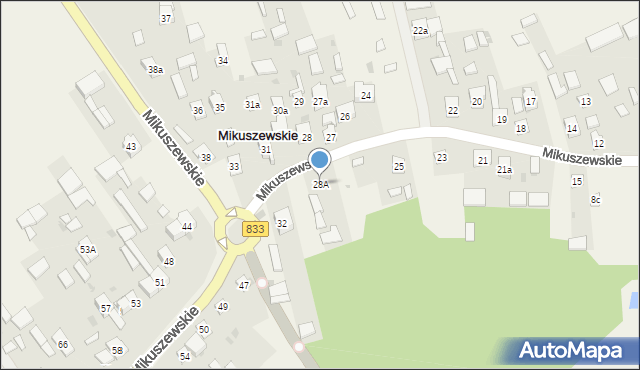Mikuszewskie, Mikuszewskie, 28A, mapa Mikuszewskie