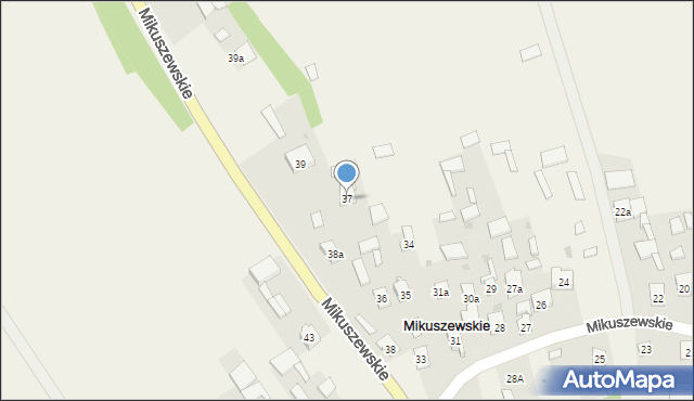 Mikuszewskie, Mikuszewskie, 37, mapa Mikuszewskie