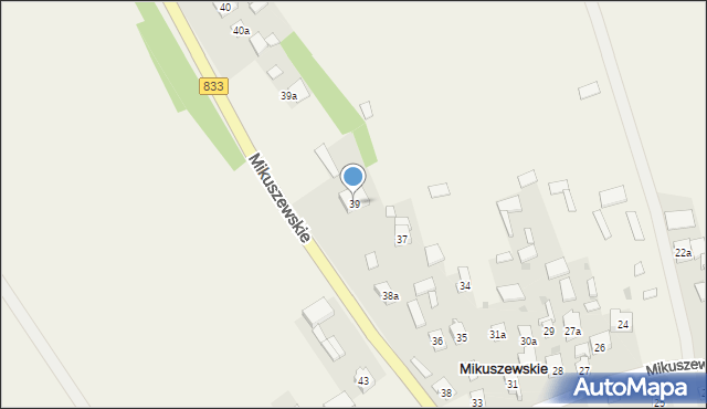 Mikuszewskie, Mikuszewskie, 39, mapa Mikuszewskie