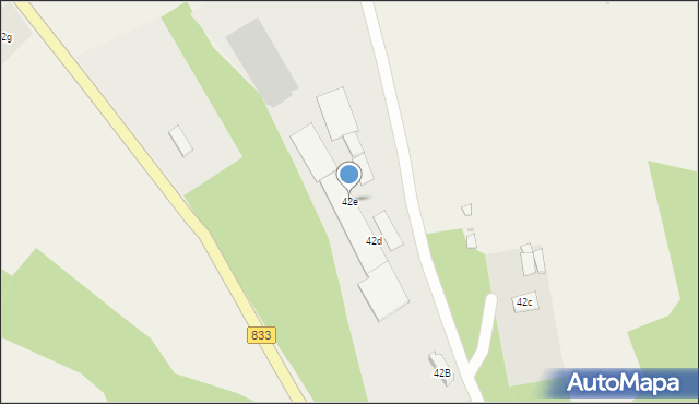 Mikuszewskie, Mikuszewskie, 42e, mapa Mikuszewskie