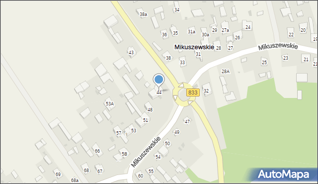 Mikuszewskie, Mikuszewskie, 44, mapa Mikuszewskie