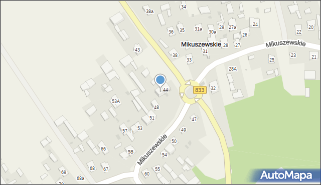 Mikuszewskie, Mikuszewskie, 46, mapa Mikuszewskie