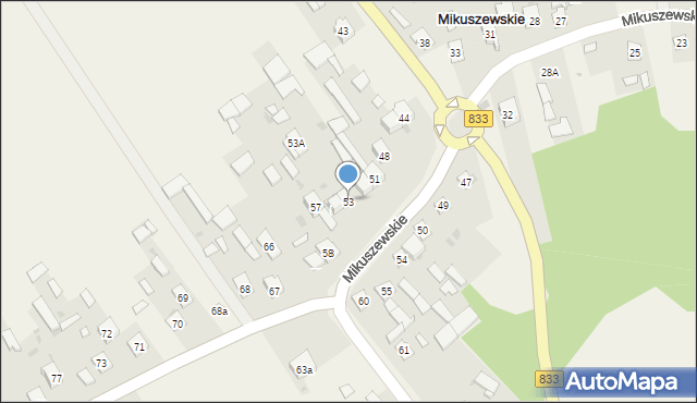 Mikuszewskie, Mikuszewskie, 53, mapa Mikuszewskie