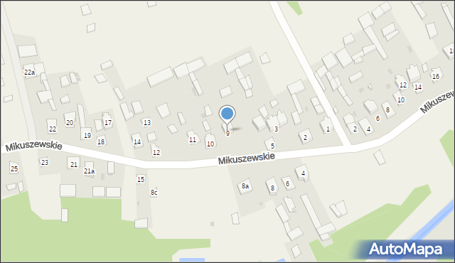 Mikuszewskie, Mikuszewskie, 9A, mapa Mikuszewskie