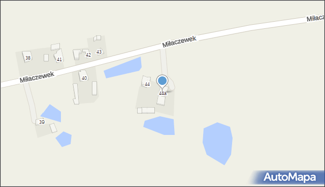 Miłaczew, Miłaczew, 44a, mapa Miłaczew