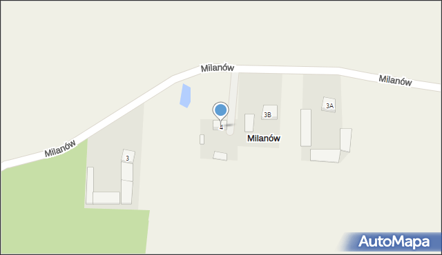 Milanów, Milanów, 4, mapa Milanów