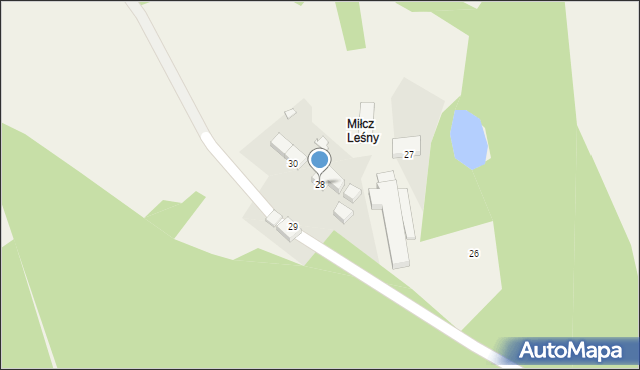 Miłcz, Miłcz, 28, mapa Miłcz