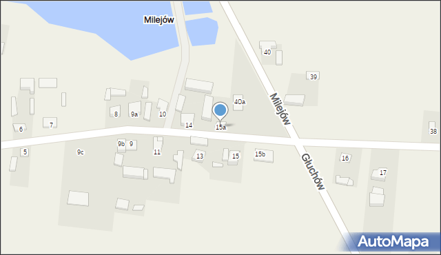 Milejów, Milejów, 15a, mapa Milejów