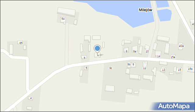 Milejów, Milejów, 7, mapa Milejów