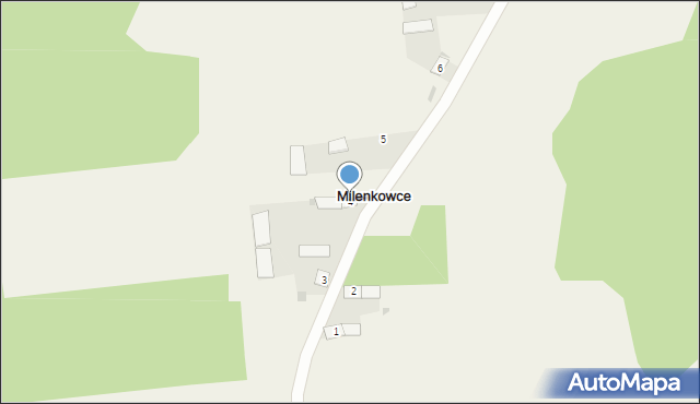 Milenkowce, Milenkowce, 4, mapa Milenkowce