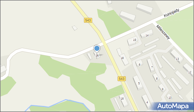 Mileszewy, Mileszewy, 15, mapa Mileszewy