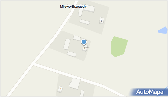 Milewo-Brzegędy, Milewo-Brzegędy, 3, mapa Milewo-Brzegędy