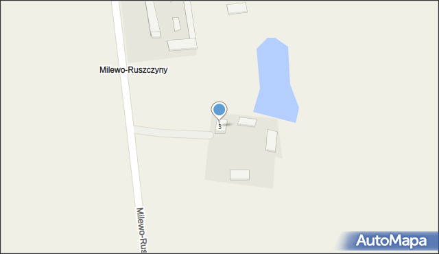 Milewo-Brzegędy, Milewo-Ruszczyny, 3, mapa Milewo-Brzegędy