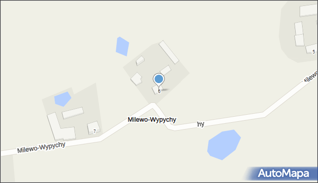 Milewo-Wypychy, Milewo-Wypychy, 6, mapa Milewo-Wypychy