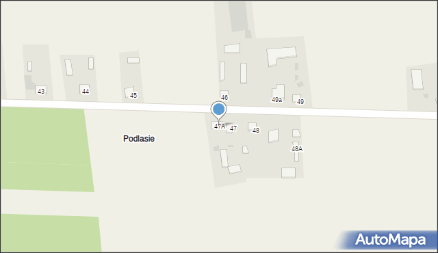 Miłków, Miłków, 47A, mapa Miłków