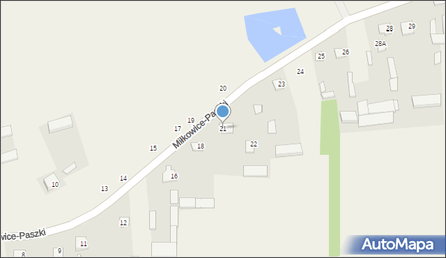 Miłkowice-Paszki, Miłkowice-Paszki, 21, mapa Miłkowice-Paszki